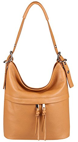 OBC Damen Leder Tasche Cross Body Schultertasche City Bag Crossover Umhängetasche Henkeltasche Clutch Ledertasche Damentasche