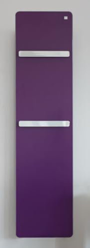 Zehnder vitalo Design Heizkörper VIPK-125-040, 1275x400 mm, Ausführung bar, mit Anschlussbox EasyFix, Badheizkörper: Weiß RAL 9016 - ZV111240B100000