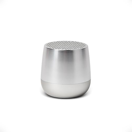 Lexon Mini Mini bärbar bluetooth-högtalare, handsfree mikrofon och selfie-trigger, trådlös uppladdningsbar för PC och smartphone - aluminium