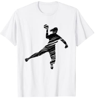 Handball Spieler Designs für Frauen und Handball Fans T-Shirt