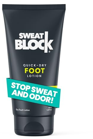 SweatBlock Lotion anti-transpirante pour pieds à séchage rapide