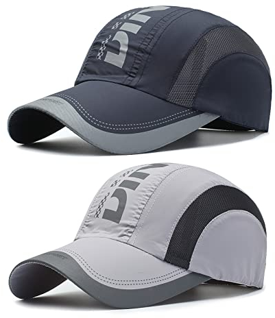 TAGVO Casquette de Baseball Homme, Casquette Visière Longue Sports Unisexe Séchage Rapide Chapeau de Soleil Lègére Respirant pour Pêche, Alpinisme, Trucker Cap Snapback Hat