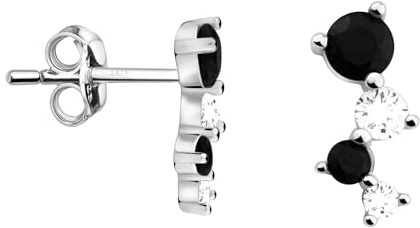 SOFIA MILANI - Damen Ohrringe 925 Silber - mit Zirkonia Steinen - Zirkonia Ohrstecker