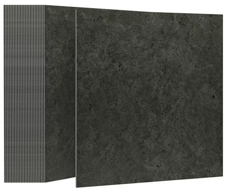 FIVMEN Pavimenti in PVC, 30 x 30 cm, 54 pezzi, per pavimenti in vinile, autoadesivi, impermeabili, antiscivolo, per soggiorno, cucina, bagno (S110-1, 5㎡)