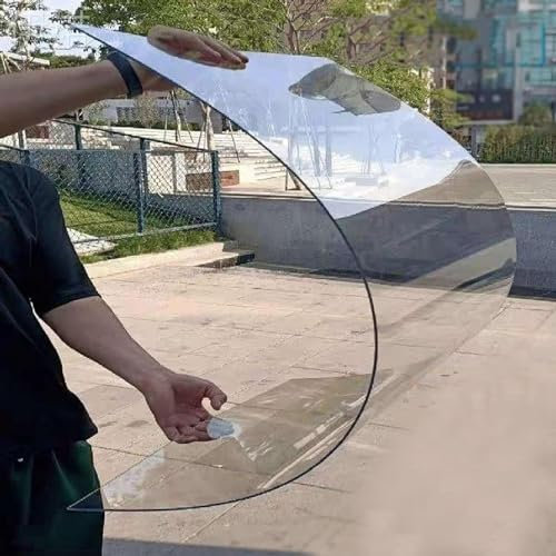 Bâche de toiture transparente en polycarbonate de 2 mm d'épaisseur pour serre, auvent d'abri, abri de jardin, facile à plier, 1,56 m x 3 m