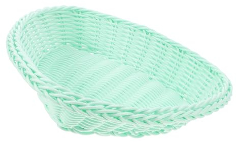 HEATSHAKING Cesta Tejida para Almacenamiento de Pan y Decorativa y Apilable para Servir Aperitivos y Organizar y Despensa