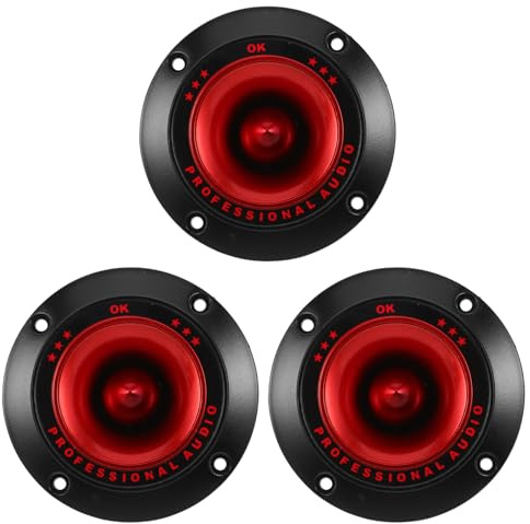 MAGICLULU 3pièces Haut-parleur Piézoélectrique Pavillon de Caisson de Basses Tweeter à Pavillon pour Systèmes Audio Accessoires Audio pour Caisson de Basses Tweeter pour Haute