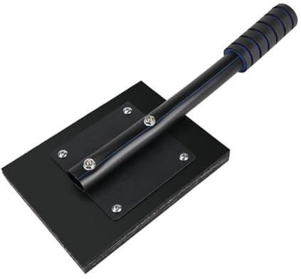 Vibsky Marteau de carrelage en caoutchouc pour installation de sol 150 x 150 mm avec poignée antidérapante (150 x 200 mm)