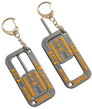 Misuratori di profondità per pneumatici Rilevamento usura Penna di misurazione Pneumatici Strumento di misurazione Misuratori di usura pneumatici