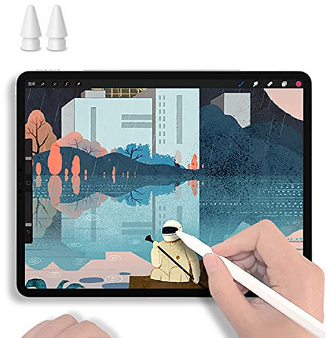 QYiD Pellicola salvaschermo Opaca per iPad PRO 12,9 Pollici (2015/2017, 1a/2a Generazione), Antiriflesso, Pellicola di Carta Pet Proteggi Schermo Opaca per Disegno, Compatibile con Apple Pencil