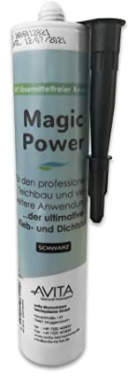 MagicPower EPDM Kleber - für Teichfolie Ecken Innenecke/Außenecke - Kartusche 290 ml