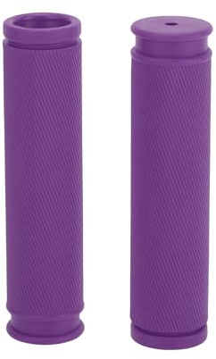 TUCKBOLD Bike Handlebar Grips Covers 125mm Long Soft | Bicycle End Grips Protector Purple 1 Pair