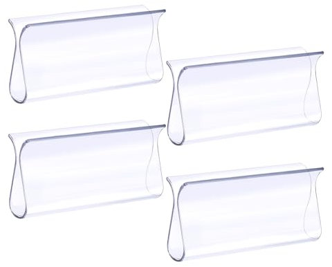 4 Stück Jalousien Zubehör Transparent Kunststoff Saum Griff Pull Down Shades vor Bruch Rollvorhang Zubehör Rollofenster Sonnenschutz Schatten Fenster Schutz des Pull Down Shades Jalousien