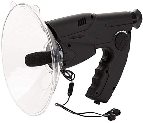 Richtungs-Parabolmikrofon, Monokulares X8 Bionic Ear, Langstrecken-Vogelhörteleskop, 300 Fuß Abhörgerät (einschließlich Kopfhörer)