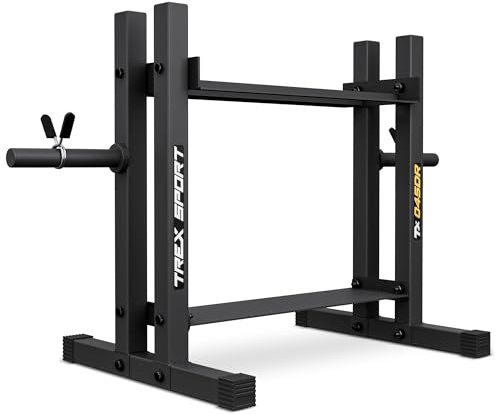 TREX SPORT Hantelablage Gewichteständer TX-045DR | Stahl Hantelständer für Hantelscheiben, Kurzhanteln, Trainingszubehör | stabil, rutschfest, bis 320kg