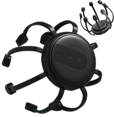 Massaggiatore Vibrante per Testa – Grattacuoio Capelluto Elettrico 360° con Artigli Staccabili | Dispositivo a Forma di Polpo per Relax, sollievos Muscolare, Riduzione dello Stress e Massaggio