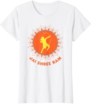 Jai Shree Ram Artwork, Lord Rama Design for Devotees Value Graphic T-Shirt