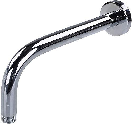 Vetrineinrete® Braccio per soffione doccia a parete supporto universale a muro asta per docce 20 30 35 cm (25 cm) E12
