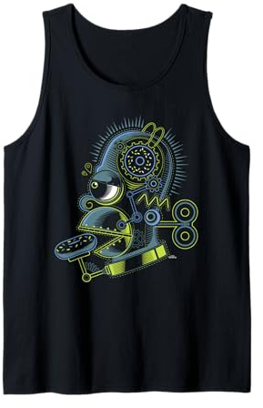 El robot Homer Simpson de los Simpson Camiseta sin Mangas