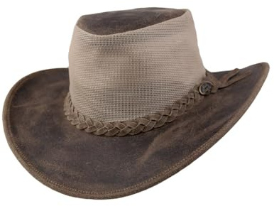Black Jungle BUNDABERY Lederhut, Westernhut, Australienhut, Cowboyhut