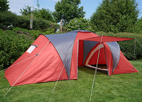 Mendler 4-Mann Campingzelt Loksa-AM | Zelt, Kuppelzelt, Igluzelt, Festival-Zelt, 4 Personen