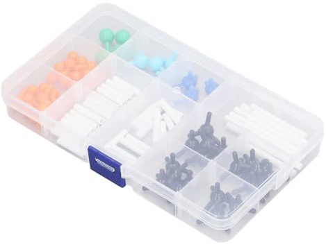 Conjunto de Modelos Moleculares Químicos Kit de Ciencia Orgánica e Inorgánica Codificado por Colores Guía Instructiva Juguetes Educativos para Niños