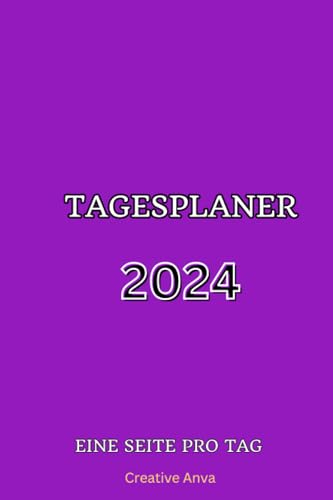 Tagesplaner: 12-Monats-Tagesplaner 2024, groß (6 x 9)