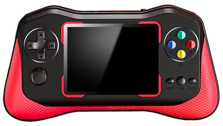 Consola de Juegos Portátil con Precarga 500 Juegos, Reproductor de Juegos Retro para Regalo (Rojo)