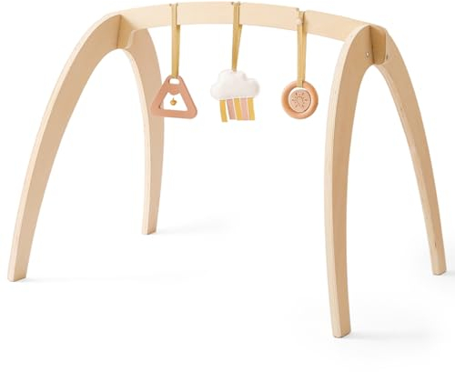 Promise Babe Spielbogen Baby Holz Set Cloud Pendant Tent Spieltrapez Holz Set Baby Mobile Holz Holzspielzeug Baby Activity Center Baby Gym