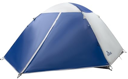 ASFANES Screened 3 Seasons Camping Tent, 3-4 Person Waterproof, Haven Tent, Backpack Double Layer Shelter, Easy Setup and Portable for Outdoor, Picnic, Navy Blue.
