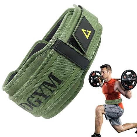 Fitness-Gürtel – Trainingsgürtel | doppellagiger Fitnessgürtel für Herren, Gewichtheben, verstellbarer Gürtel für Kreuzheben, Schutzausrüstung für das Fitnessstudio