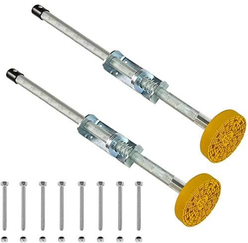 GDJZXD Paire de niveleurs d'échelle avec Pieds en Caoutchouc Orange, niveleur de Pieds d'échelle réglable pour échelles à rallonge, stabilisateur de Pieds d'échelle, Accessoires d'échelle (Ocre)