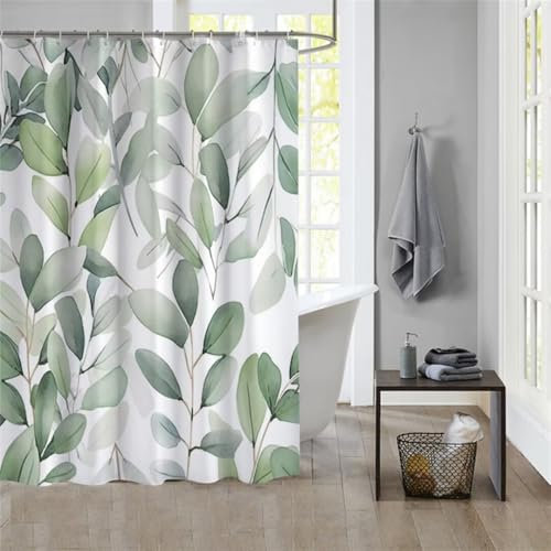 Duschvorhang PatternedShower Curtain Curtains, Duschvorhänge Duschrollo 180x180cm Duschvorhang Mit Gewicht Badewanne, Duschrollo für Badewanne, Duschvorhang Textil Stoff Bad Vorhang Badevorhang 953