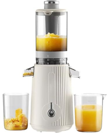 900Ml Juicer Machines, Cold Press Juicer with 4.3 Feeding Chute, Masticating Juicer Easy To Clean, Suitable for Making Fresh Juice In Home Restaurants, Hard Fruits and Vegetables Can Also Be Cut Off