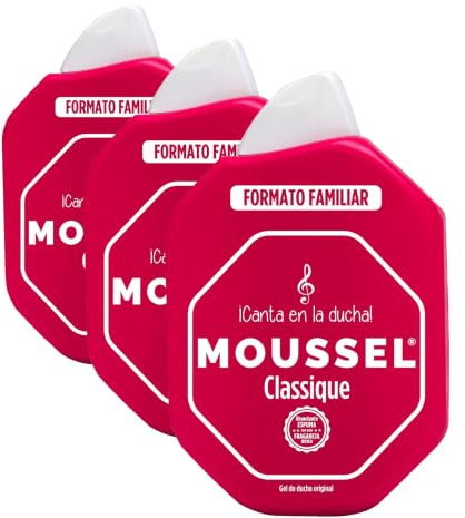 Moussel Gel de Ducha Classique Original Formato Familiar 900ml (Paquete de 3)