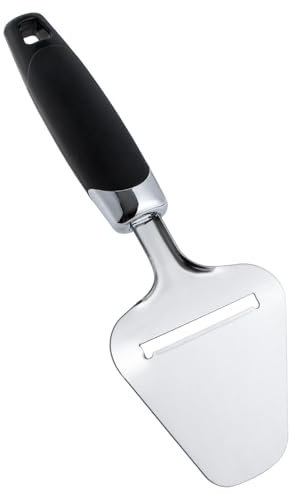 Affettatrice per formaggio in acciaio inox, manuale, grattugia, pelapatate, multifunzione, paletta per pizza e formaggio