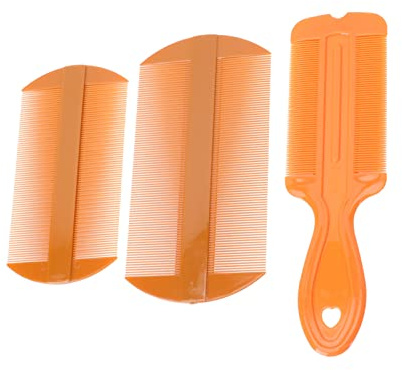 NOLITOY 3piezas Peine De Plástico Anticaspa y Antipiojos Peines Antiestático Cabello