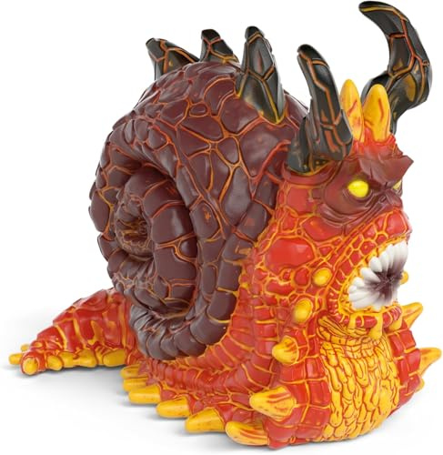 schleich ELDRADOR | Lavaschnecke 70851 | ab 7 Jahren | 8 x 5 x 7 cm | detailgetreue Monster Sammelfiguren | hochwertige Figuren zum Sammeln & Spielen | Geschenk für Kinder
