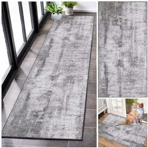 Alfombra de Pasillo Largo Tapete Corredor Alfombrilla Cocina Lavable Antideslizante Alfombras para áreas por Sala Dormitorio Baño Entrada Escalera Múltiples Tallas Personalizable Vintage 40 x 200 cm