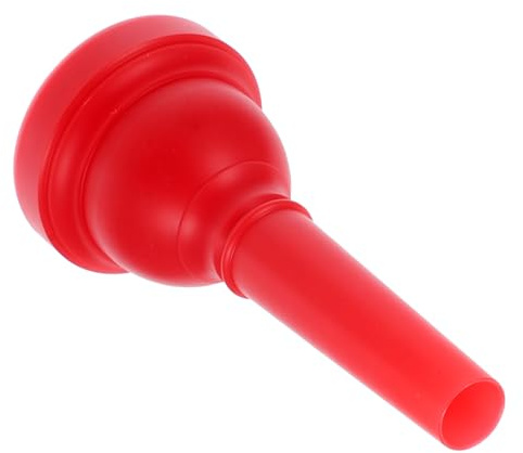 Posaunenmundstück aus Abs für Trombone, Rot, Leicht | Ersatzteil, Einfach zu Montieren und Austauschbar, Zubehör für Einsteiger und Profis