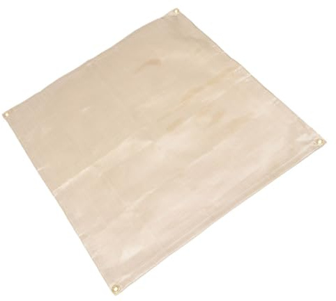 Milisten Manta Ignífuga Portátil Vidrio para Camping y Montaña Ignifuga y Protectora Manta Ignifuga para Barbacoa y Senderismo