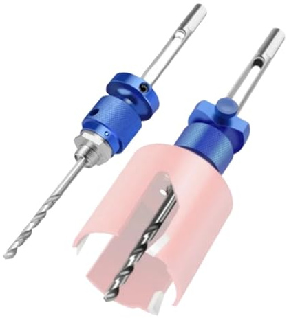 Hole Saw Connecting Rod Bimetal Opener Drill Bit Quick Release Arbor Connector 12mm Hex Shank