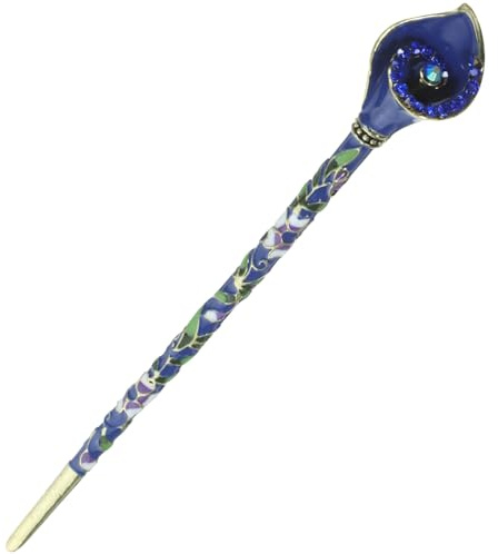 Forcina Vintage in Lega Blu, Bacchette per Chioma Donna | Acconciature Diy, Uso Duraturo, Stile Retrò Raffinato, Adatta a Party e Look Femminili Stile Casuale