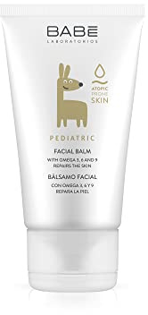 LABORATORIOS BABÉ - Bálsamo Facial Pediátrico 50ml | Crema Facial Bebé para Nutrición Intensiva | Ideal para Piel Atópica y Muy Seca | Con Omega 3, 6 y 9 | Combate Irritación Cara Bebé