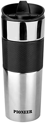 Pioneer SVM500SB Vacuum Travel Mug, Stainless Steel, 500 milliliters