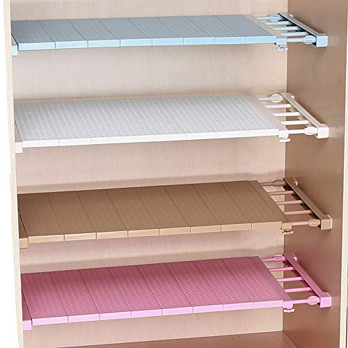 Homieco Réglable Diviseur de tiroir Séparateur de Tiroir d'armoire pour Placard étagère Organisateur Rangement pour sous-Vêtements Chaussettes