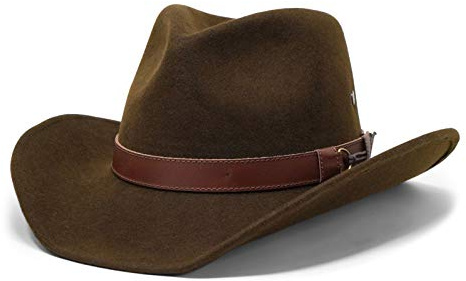 Borges & Scott Forester – Westernhut aus Wollfilz – Cowboyhut - wasserabweisend - mit Drahtkrempe