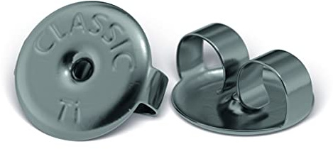 STUDEX Ohrstecker-Verschlüsse Titan
