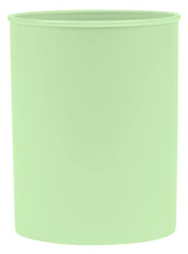 DONAU 3132101PL-06 Stiftehalter Stifteköcher Kunststoff / 1 Stück/Grün Pastellfarbe/Für Büro Schule Haushalt und Kinder/PP-Produkt Schreibtisch Organizer und Bleistift Aufbewahrungsbox