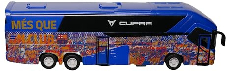 BANDAI Figurine Eleven Force Bus Football Club Barcelone - Collection pour Exposition - Idée Cadeau - Jouets pour Enfants et Adultes - Fans de Football EF16089